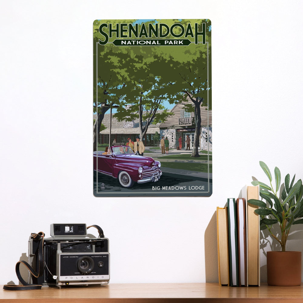 Shenandoah National Park, Virginia, Big Meadows Lodge, Metal Signs Metal Lantern Press 