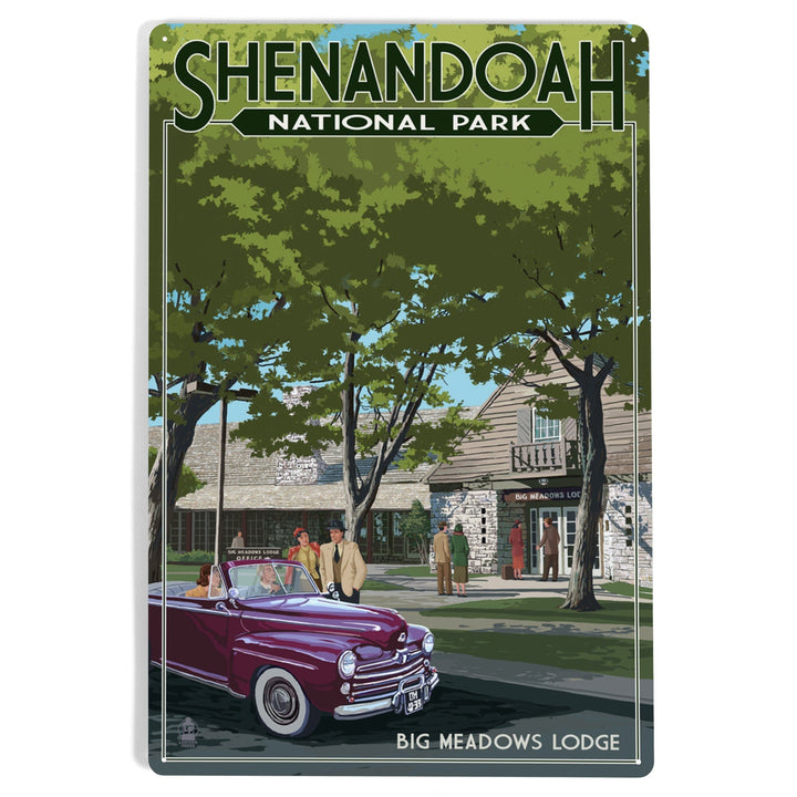 Shenandoah National Park, Virginia, Big Meadows Lodge, Metal Signs Metal Lantern Press 