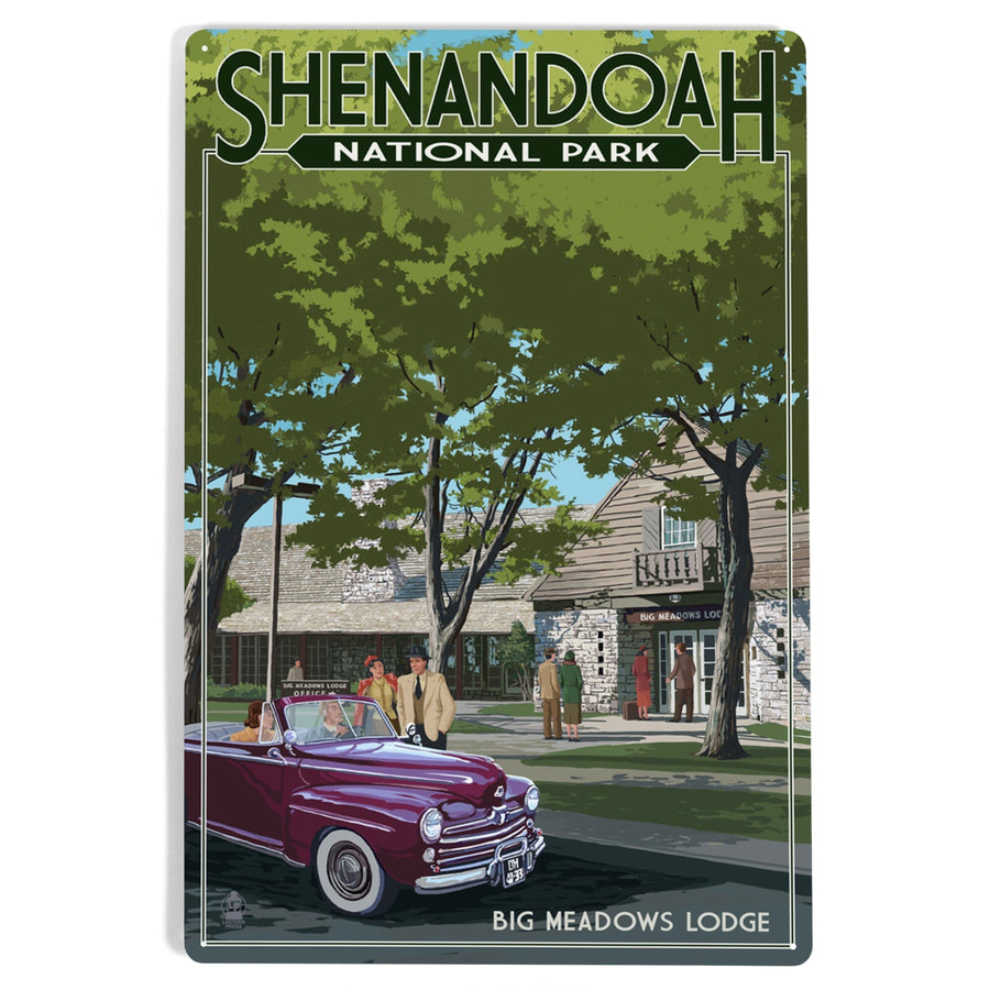 Shenandoah National Park, Virginia, Big Meadows Lodge, Metal Signs Metal Lantern Press 
