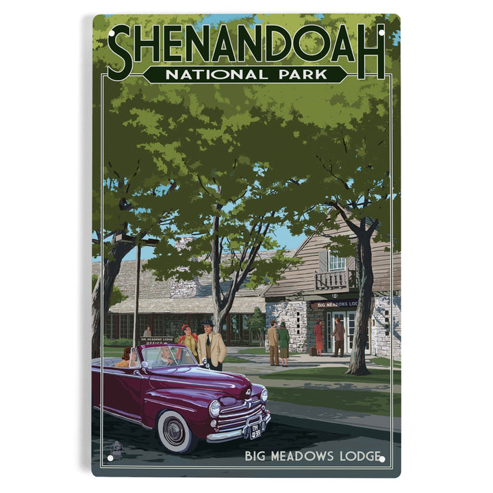 Shenandoah National Park, Virginia, Big Meadows Lodge, Metal Signs Metal Lantern Press 