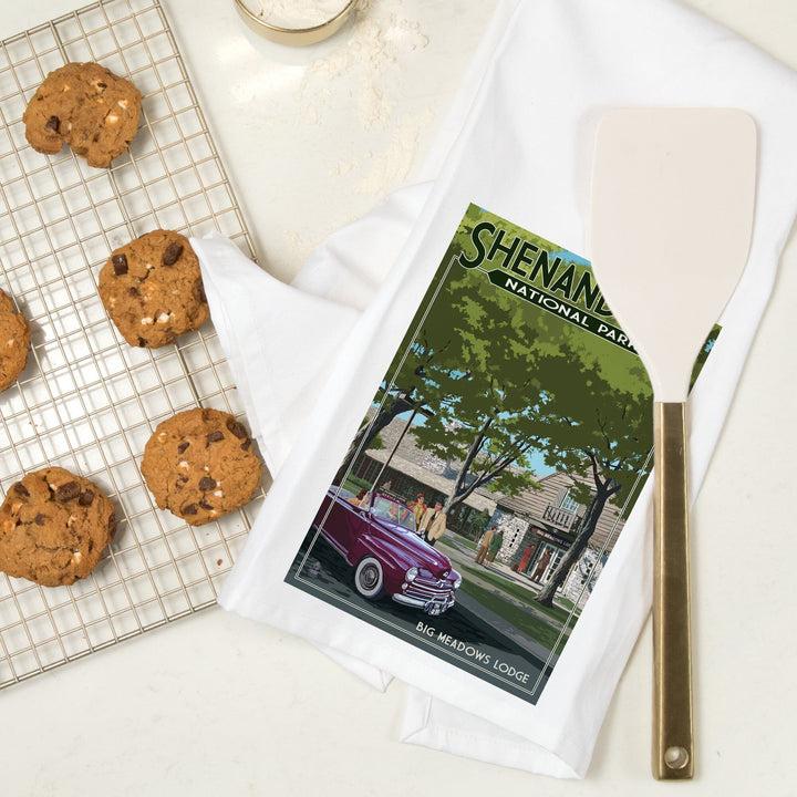 Shenandoah National Park, Virginia, Big Meadows Lodge, Organic Cotton Kitchen Tea Towels Kitchen Lantern Press 