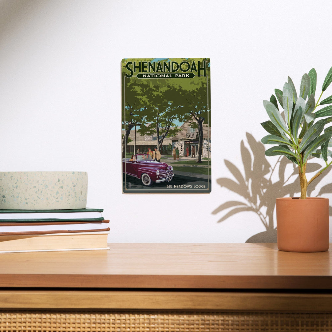 Shenandoah National Park, Virginia, Big Meadows Lodge, Wood Signs and Postcards Wood Lantern Press 