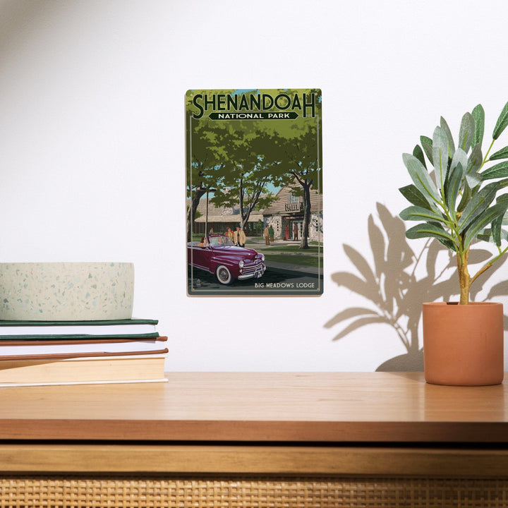 Shenandoah National Park, Virginia, Big Meadows Lodge, Wood Signs and Postcards Wood Lantern Press 