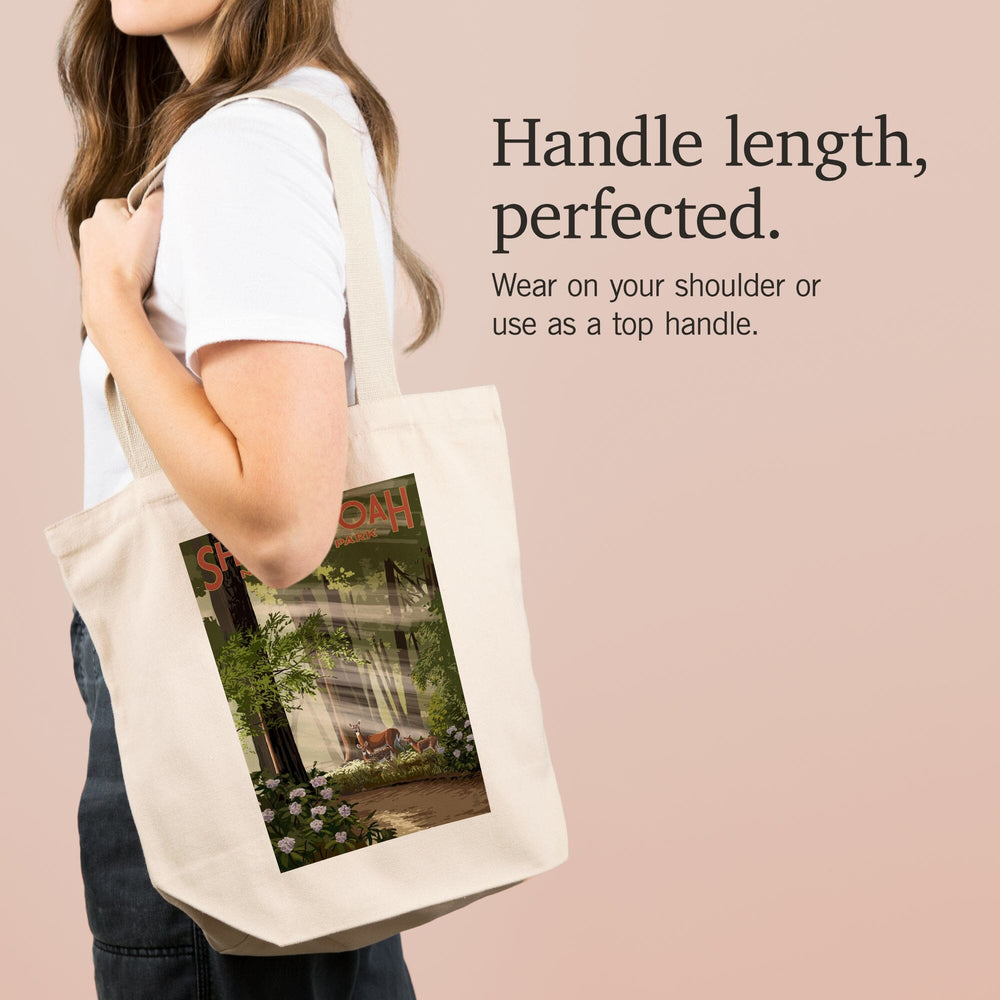 Shenandoah National Park, Virginia, Deer and Fawns, Tote Bag Totes Lantern Press 