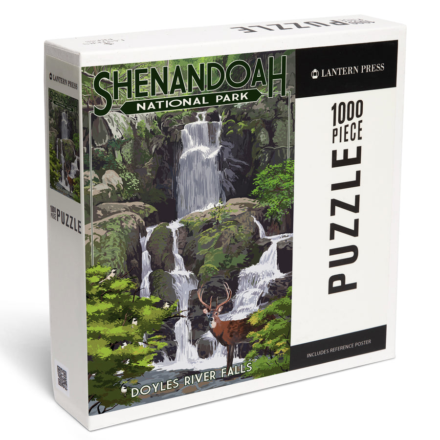 Shenandoah National Park, Virginia, Doyles River Falls, Jigsaw Puzzle Puzzle Lantern Press 