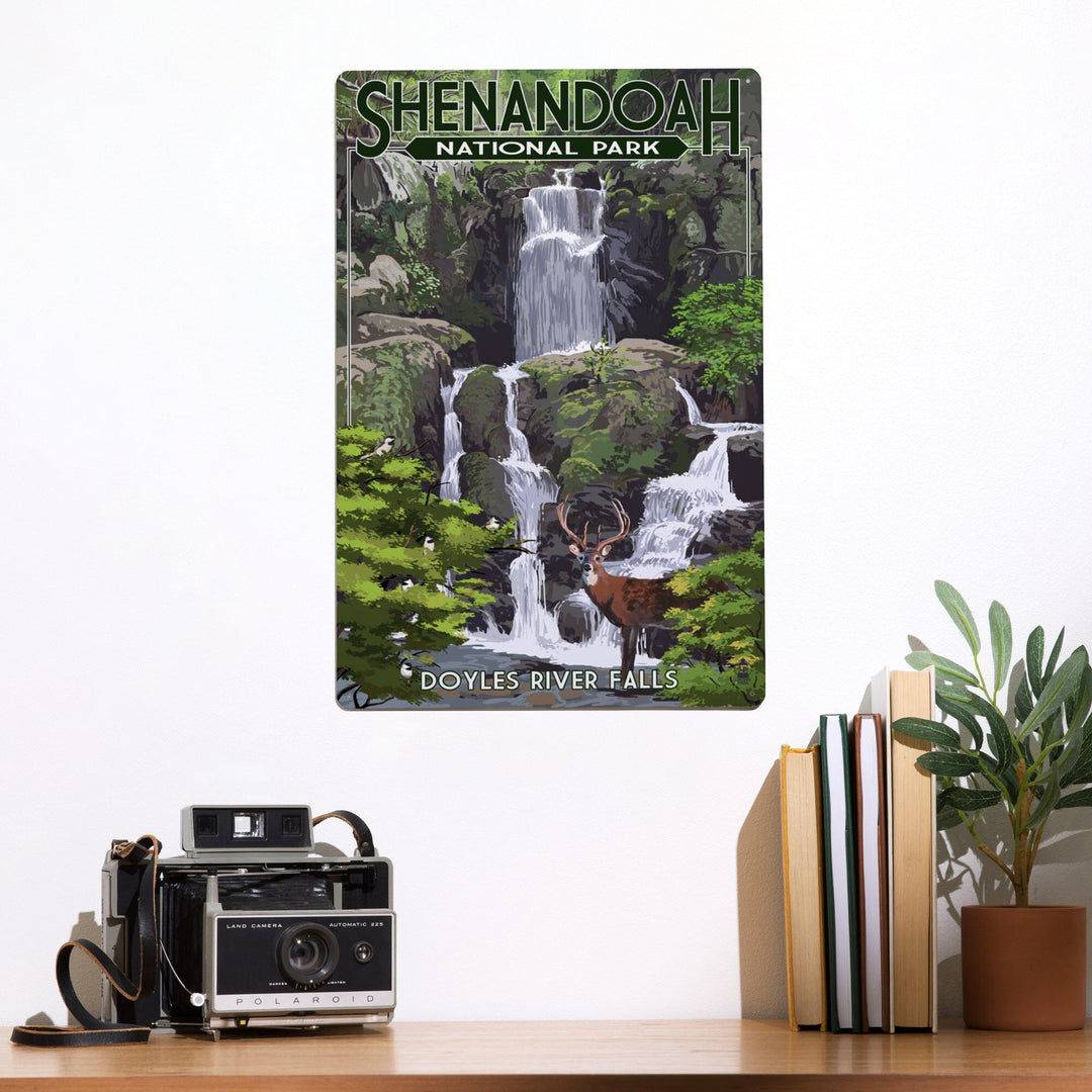 Shenandoah National Park, Virginia, Doyles River Falls, Metal Signs Metal Lantern Press 