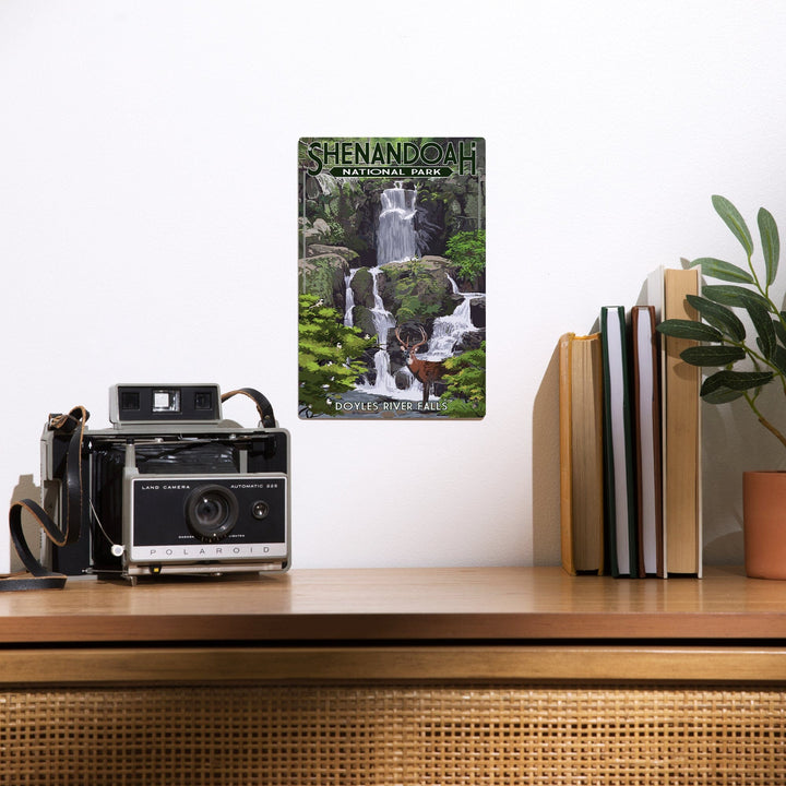 Shenandoah National Park, Virginia, Doyles River Falls, Metal Signs Metal Lantern Press 