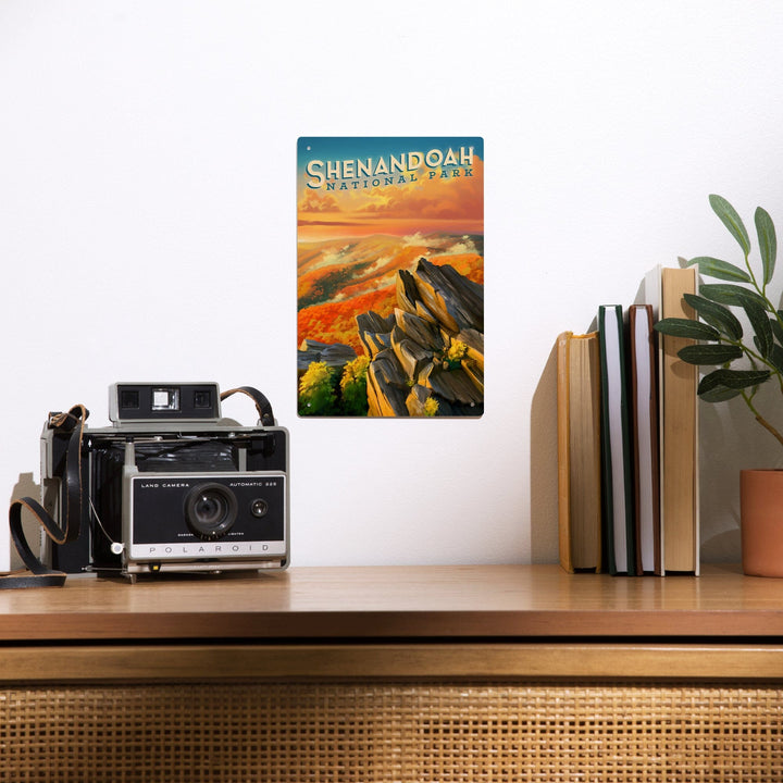 Shenandoah National Park, Virginia, Oil Painting, Metal Signs Metal Lantern Press 