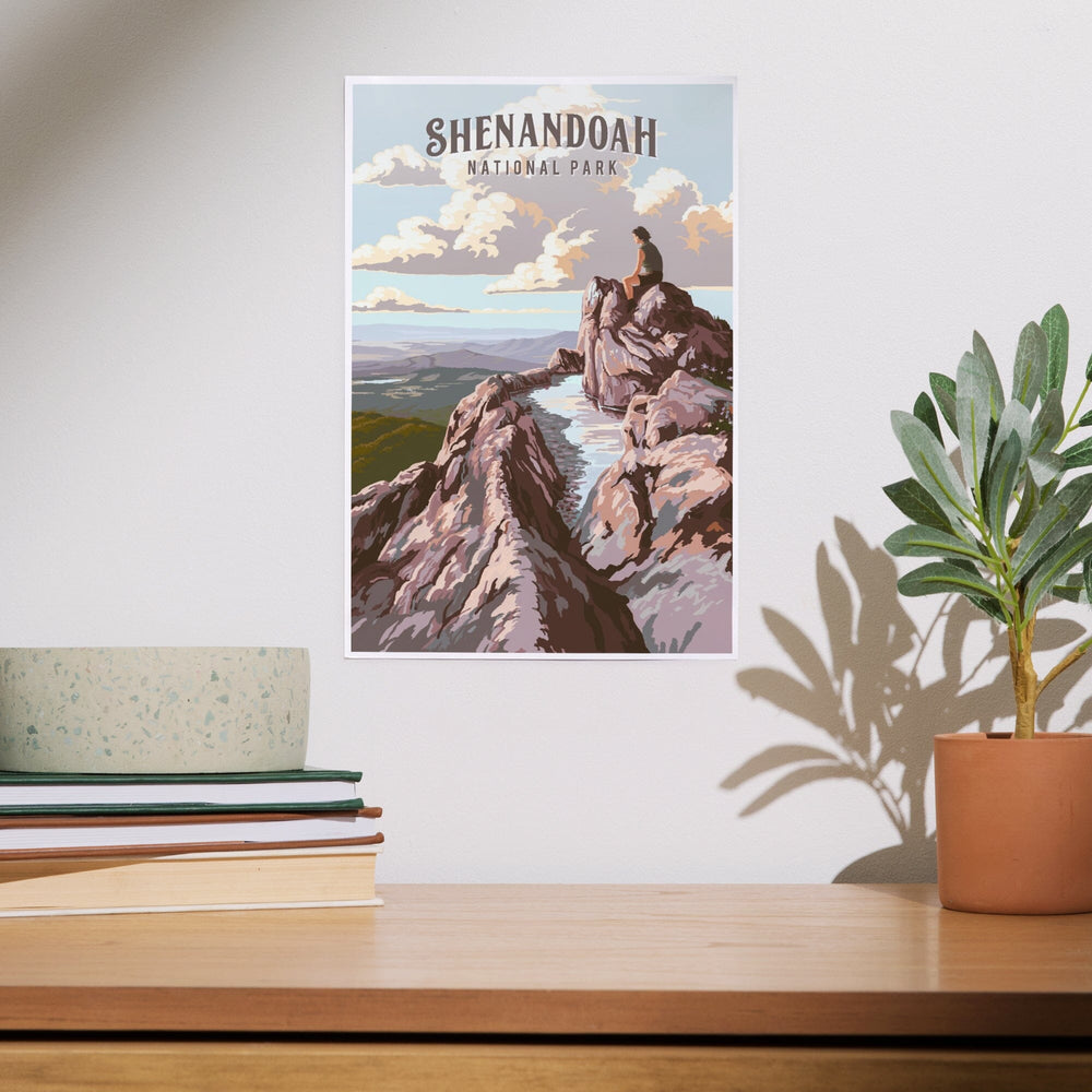 Shenandoah National Park, Virginia, Painterly National Park Series, Art & Giclee Prints Art Lantern Press 