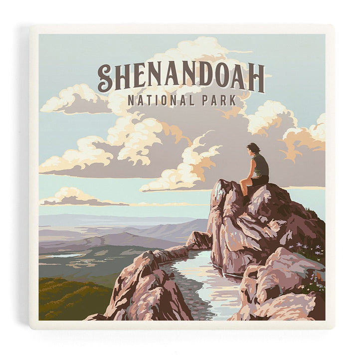 Shenandoah National Park, Virginia, Painterly National Park Series, Coasters Coasters Lantern Press 