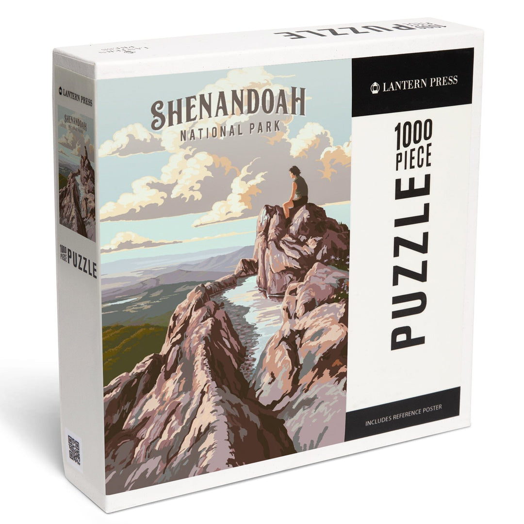 Shenandoah National Park, Virginia, Painterly National Park Series, Jigsaw Puzzle Puzzle Lantern Press 