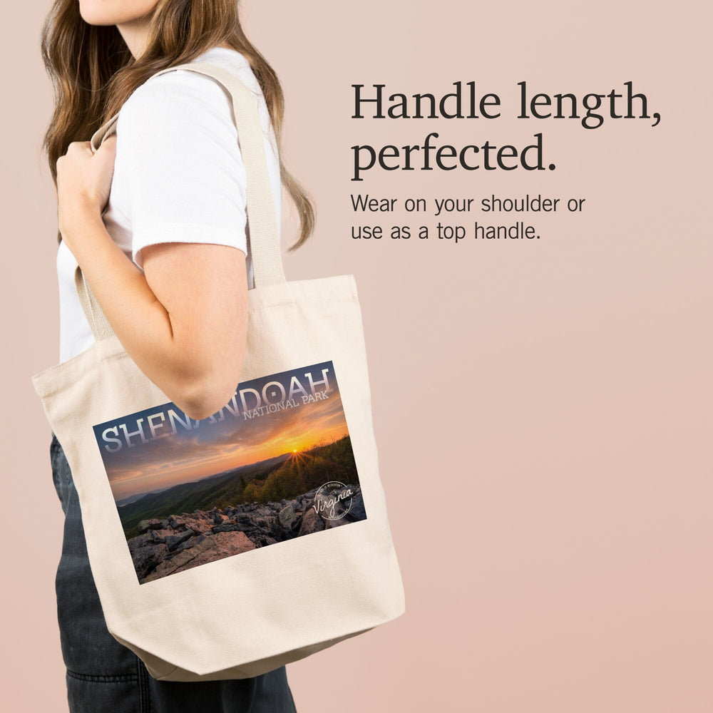 Shenandoah National Park, Virginia, Purple Sunset, Tote Bag Totes Lantern Press 