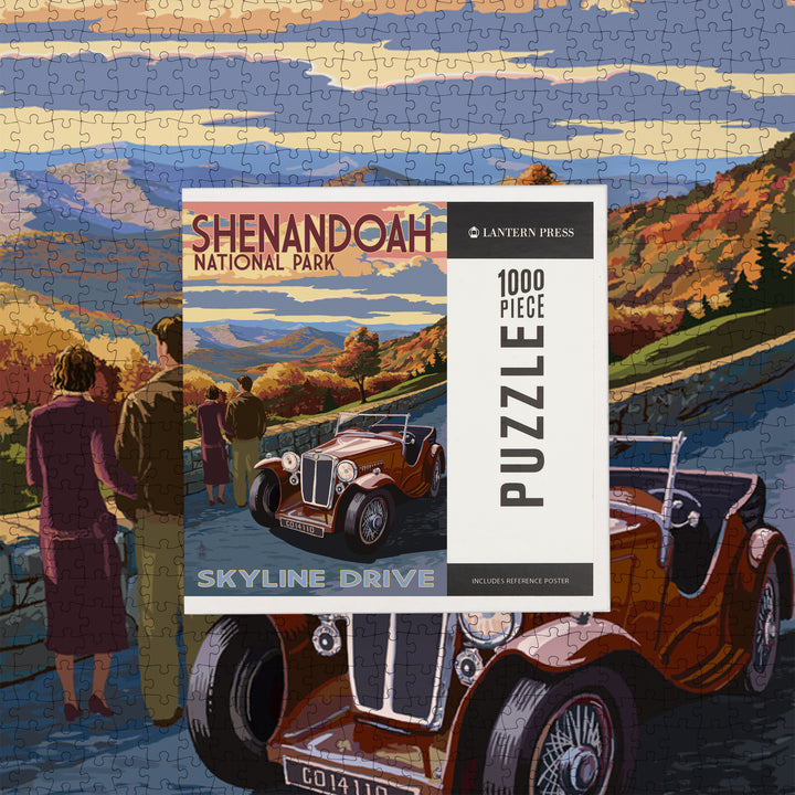 Shenandoah National Park, Virginia, Skyline Drive, Jigsaw Puzzle Puzzle Lantern Press 