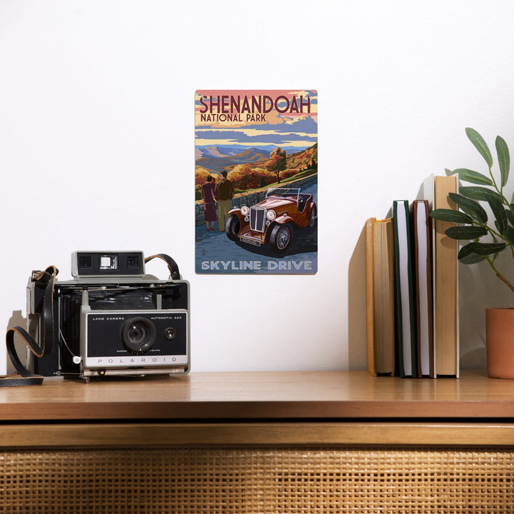 Shenandoah National Park, Virginia, Skyline Drive, Metal Signs Metal Lantern Press 