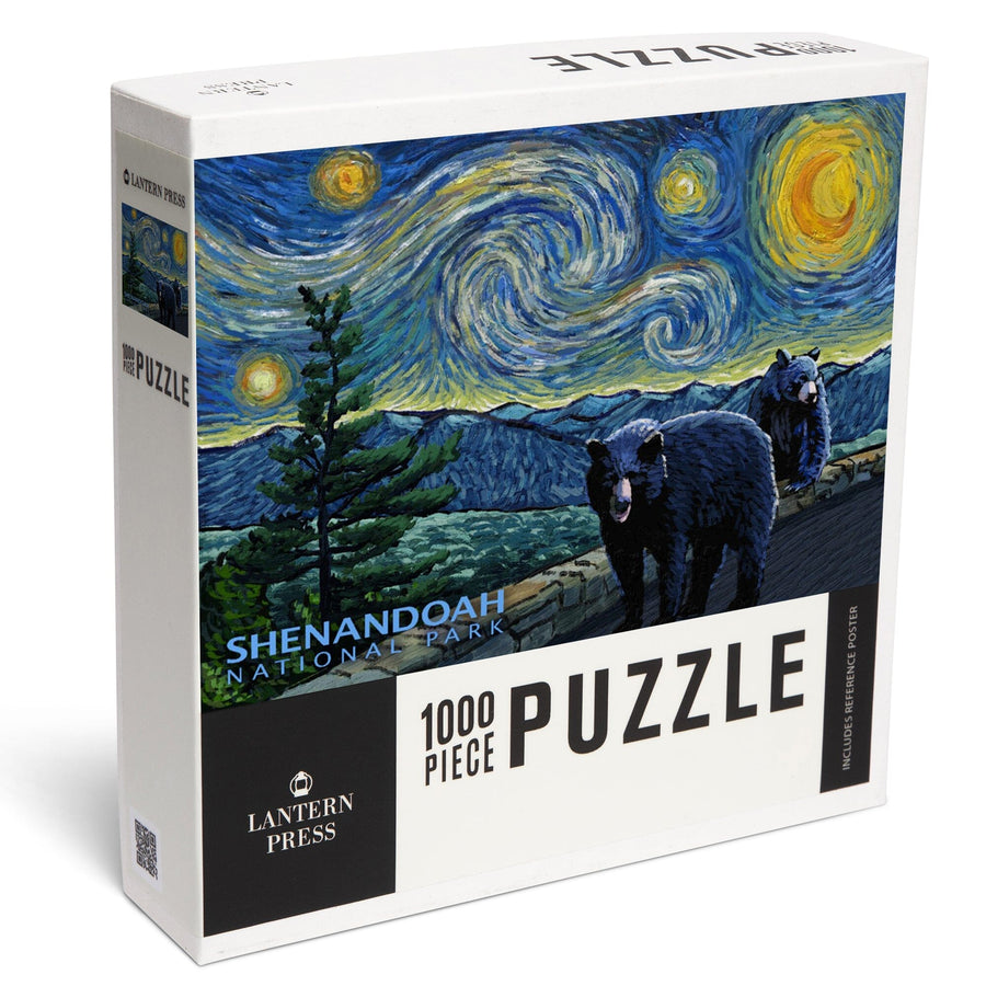 Shenandoah National Park, Virginia, Starry Night National Park Series, Jigsaw Puzzle Puzzle Lantern Press 