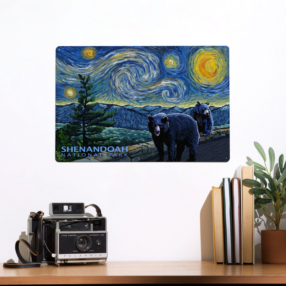 Shenandoah National Park, Virginia, Starry Night National Park Series, Metal Signs Metal Lantern Press 