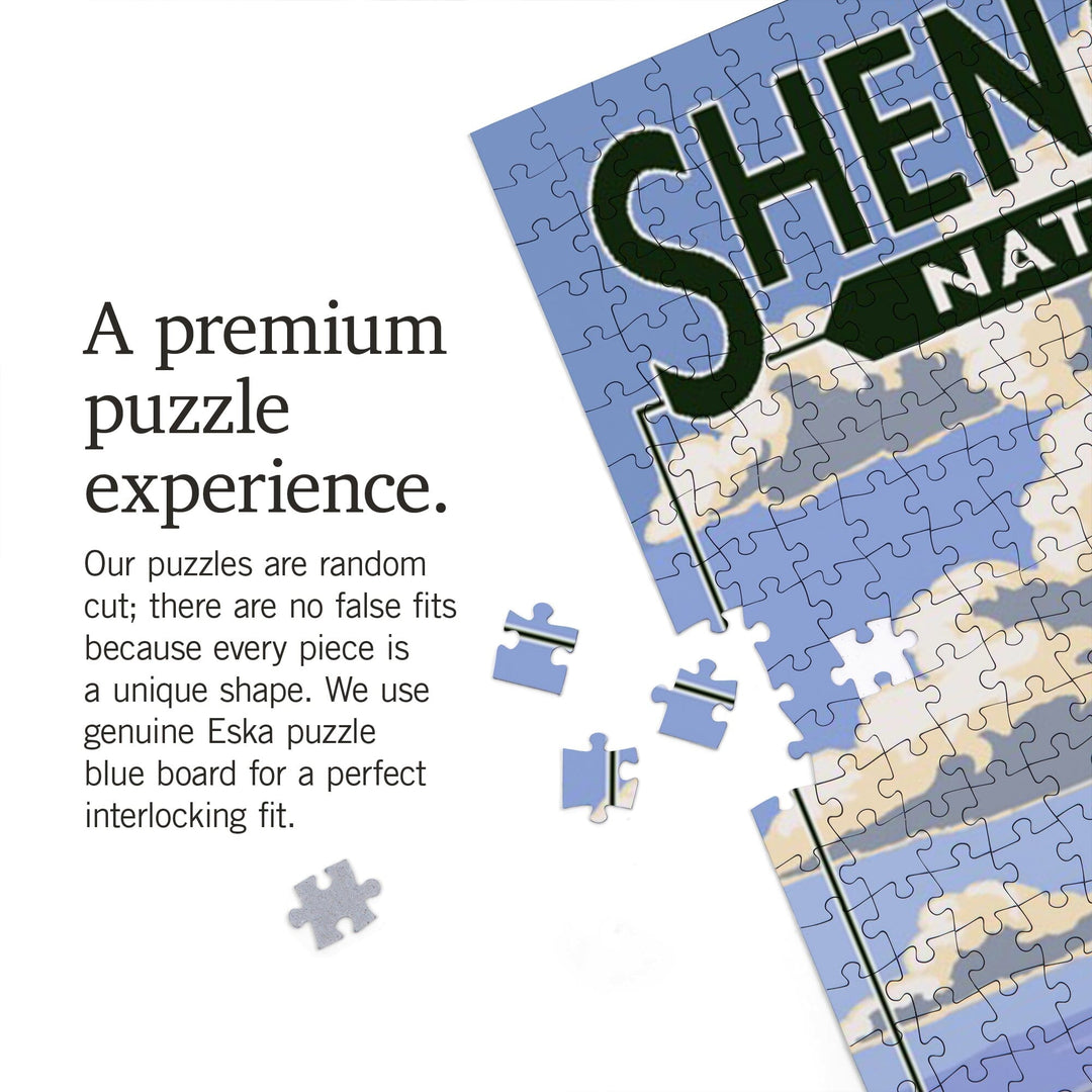 Shenandoah National Park, Virginia, Stony Man Cliffs View, Jigsaw Puzzle Puzzle Lantern Press 