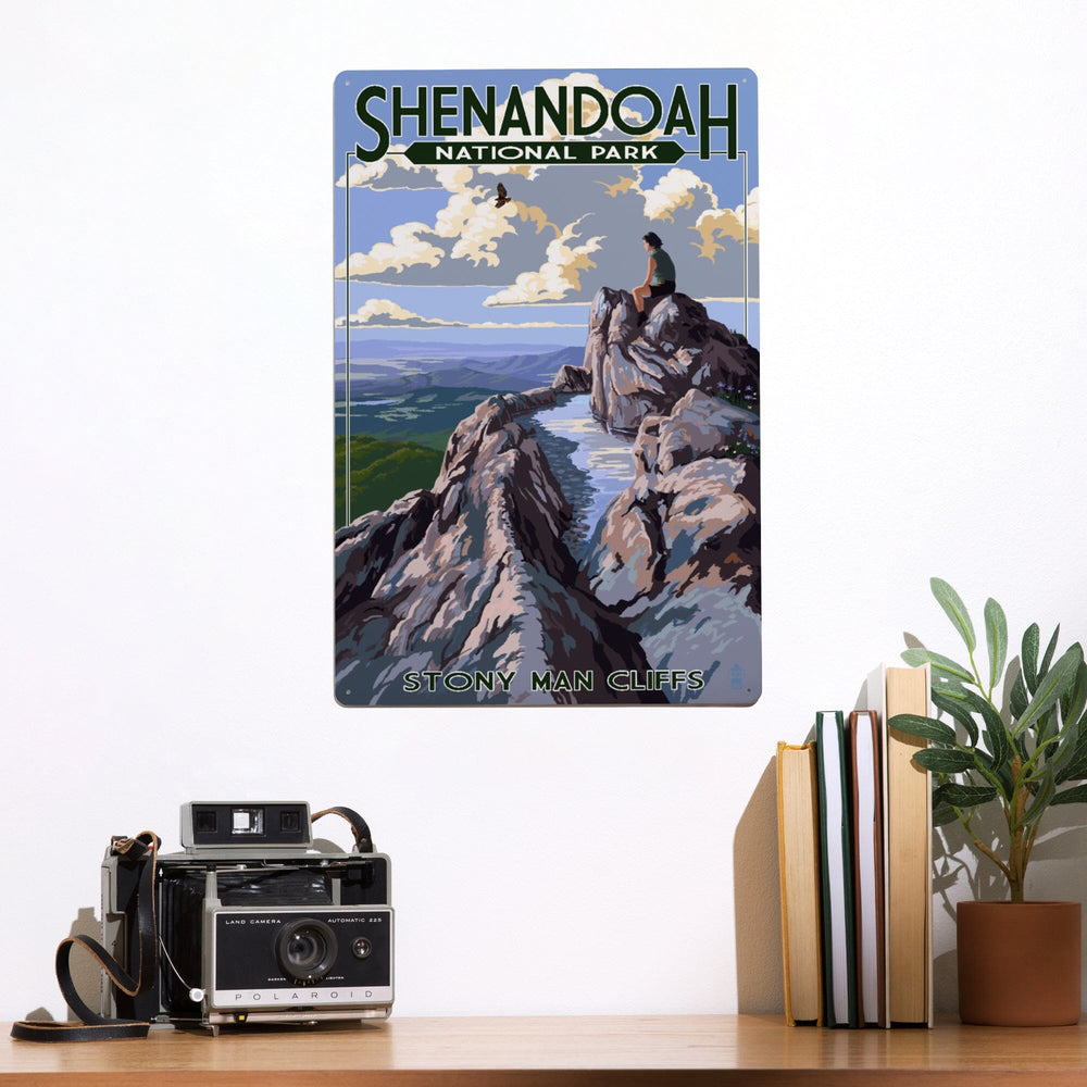 Shenandoah National Park, Virginia, Stony Man Cliffs View, Metal Signs Metal Lantern Press 