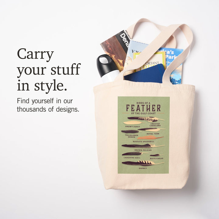 Shorebirds at Sunset Collection, Birds of a Feather, Gulf Coast, Tote Bag Totes Lantern Press 