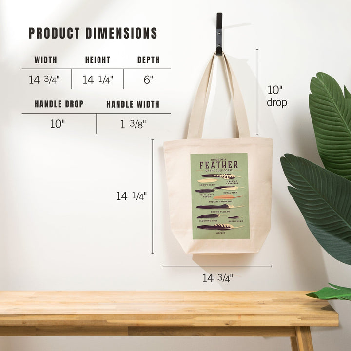 Shorebirds at Sunset Collection, Birds of a Feather, Gulf Coast, Tote Bag Totes Lantern Press 