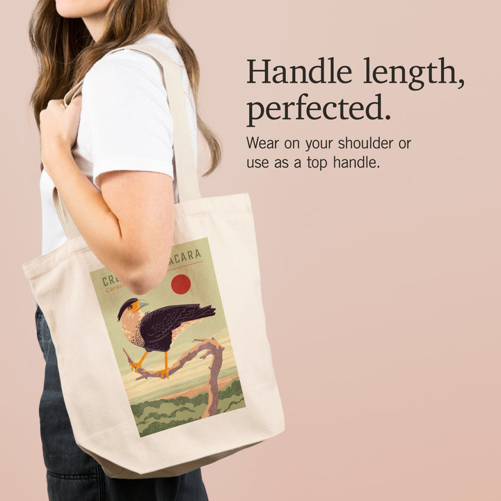 Shorebirds at Sunset Collection, Crested Caracara, Bird, Tote Bag Totes Lantern Press 