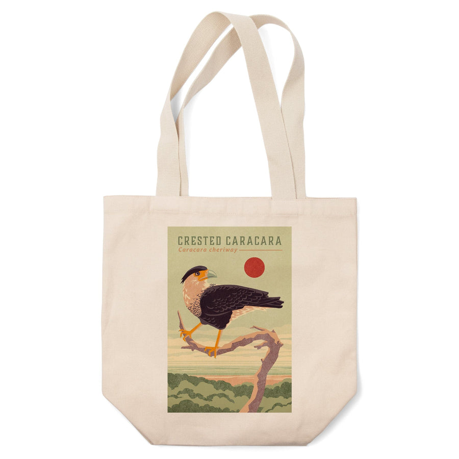 Shorebirds at Sunset Collection, Crested Caracara, Bird, Tote Bag Totes Lantern Press 