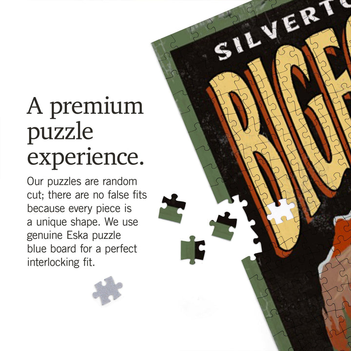 Silverton, Colorado, Bigfoot Tours, Vintage Sign, Jigsaw Puzzle Puzzle Lantern Press 