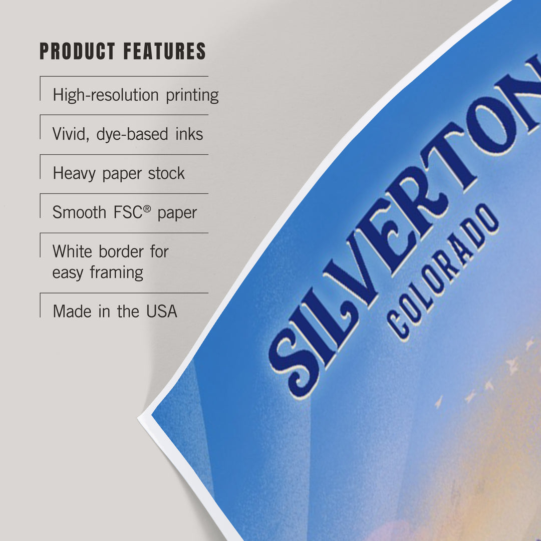 Silverton, Colorado, Lithograph, Bear Family in Field, Art & Giclee Prints Art Lantern Press 