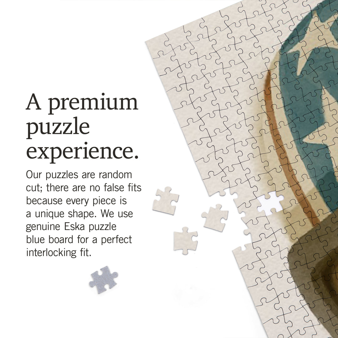 Sloth, Oil Painting, Jigsaw Puzzle Puzzle Lantern Press 