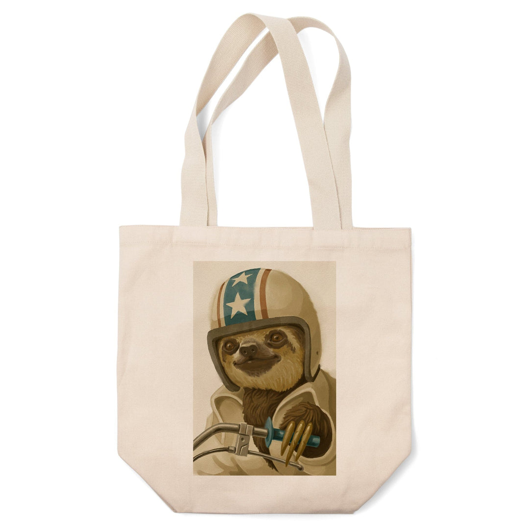 Sloth, Oil Painting, Tote Bag Totes Lantern Press 