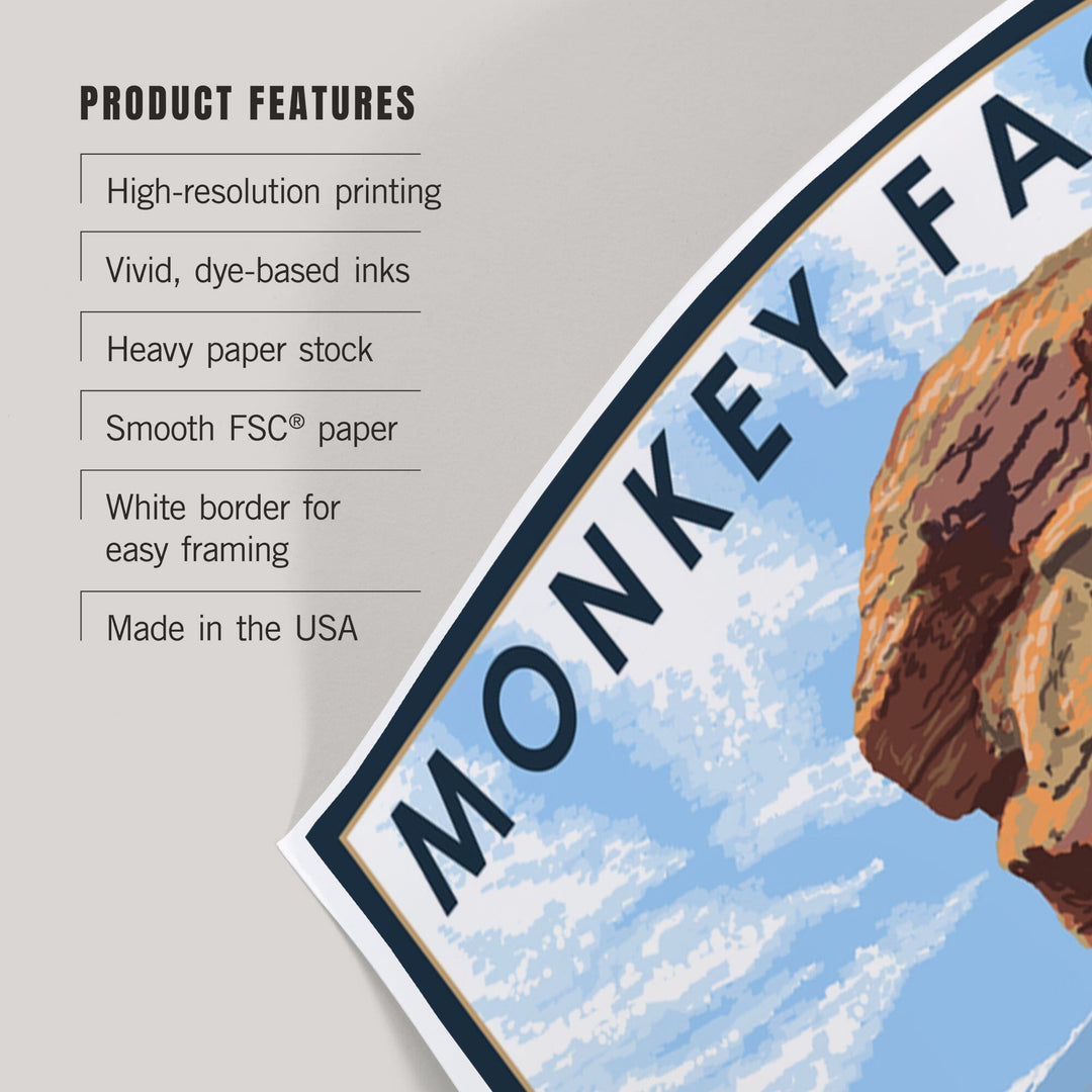 Smith Rock State Park, Oregon, Monkey Face, Art & Giclee Prints Art Lantern Press 