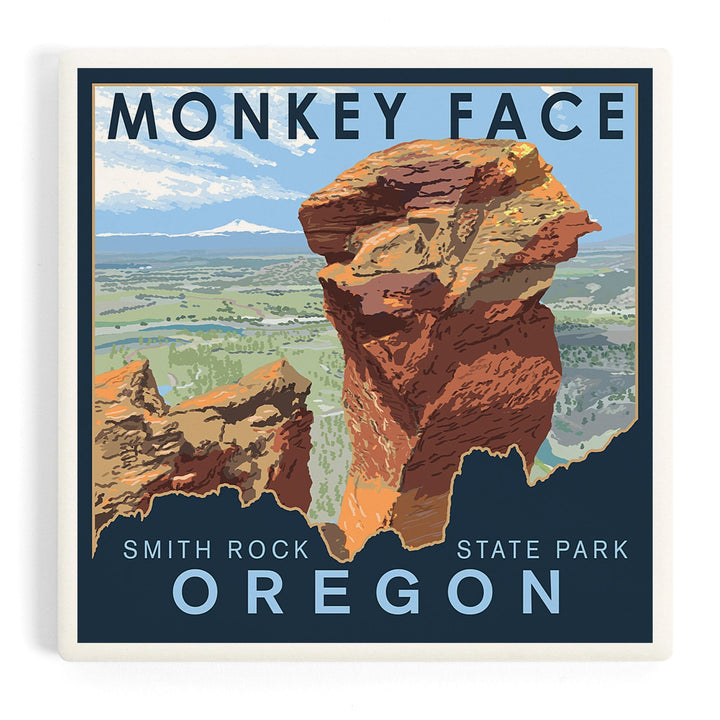 Smith Rock State Park, Oregon, Monkey Face, Coasters Coasters Lantern Press 