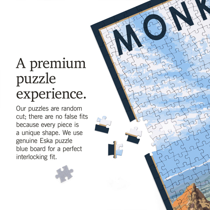 Smith Rock State Park, Oregon, Monkey Face, Jigsaw Puzzle Puzzle Lantern Press 