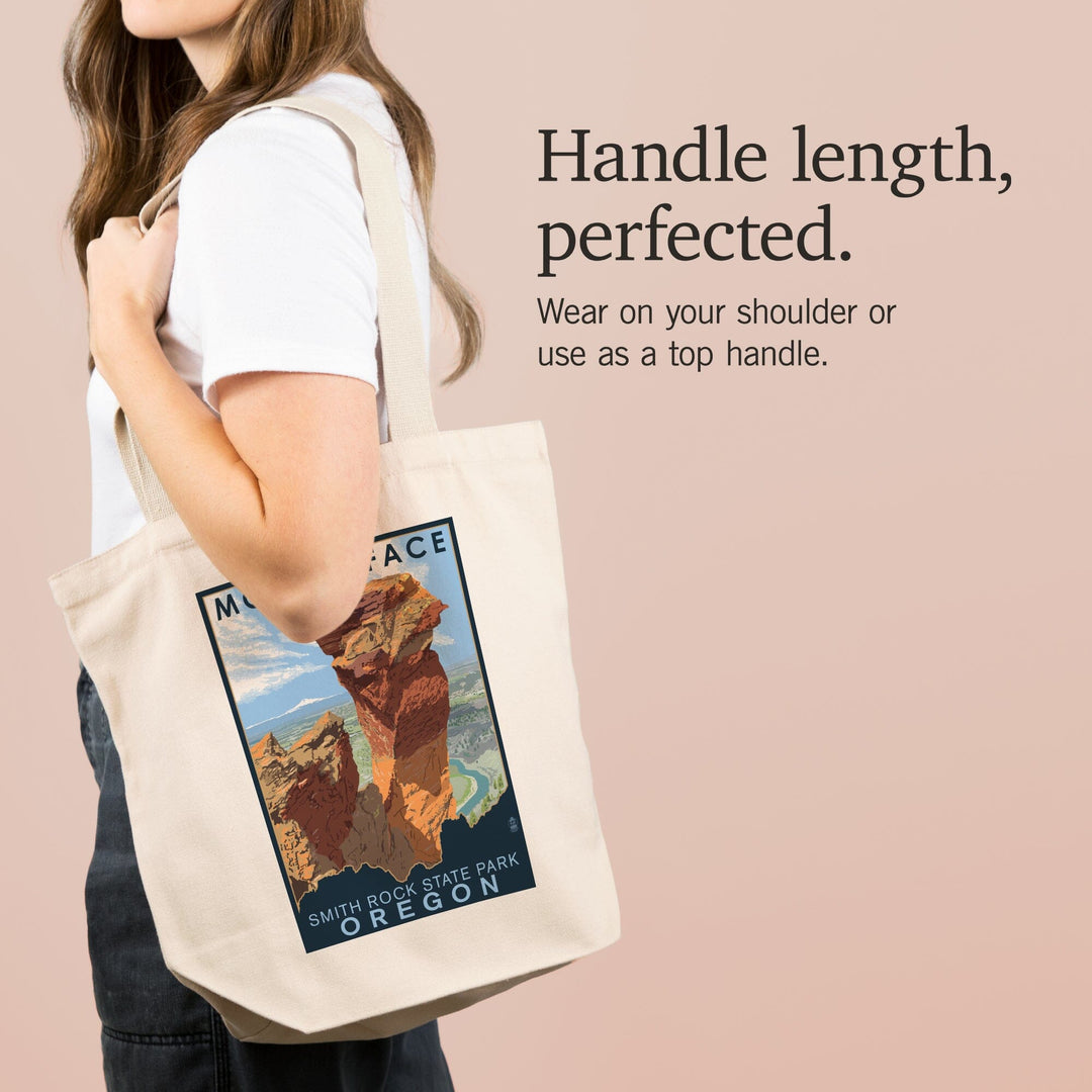 Smith Rock State Park, Oregon, Monkey Face, Tote Bag Totes Lantern Press 