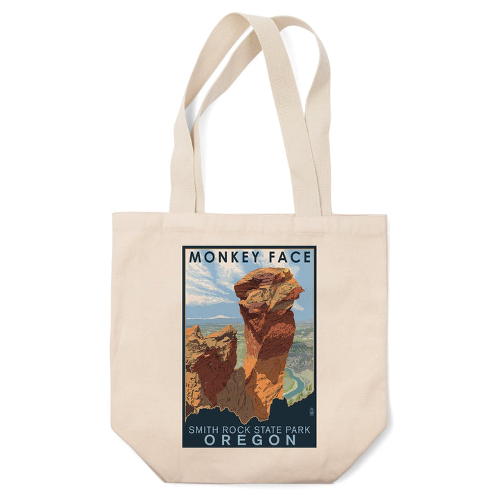 Smith Rock State Park, Oregon, Monkey Face, Tote Bag Totes Lantern Press 