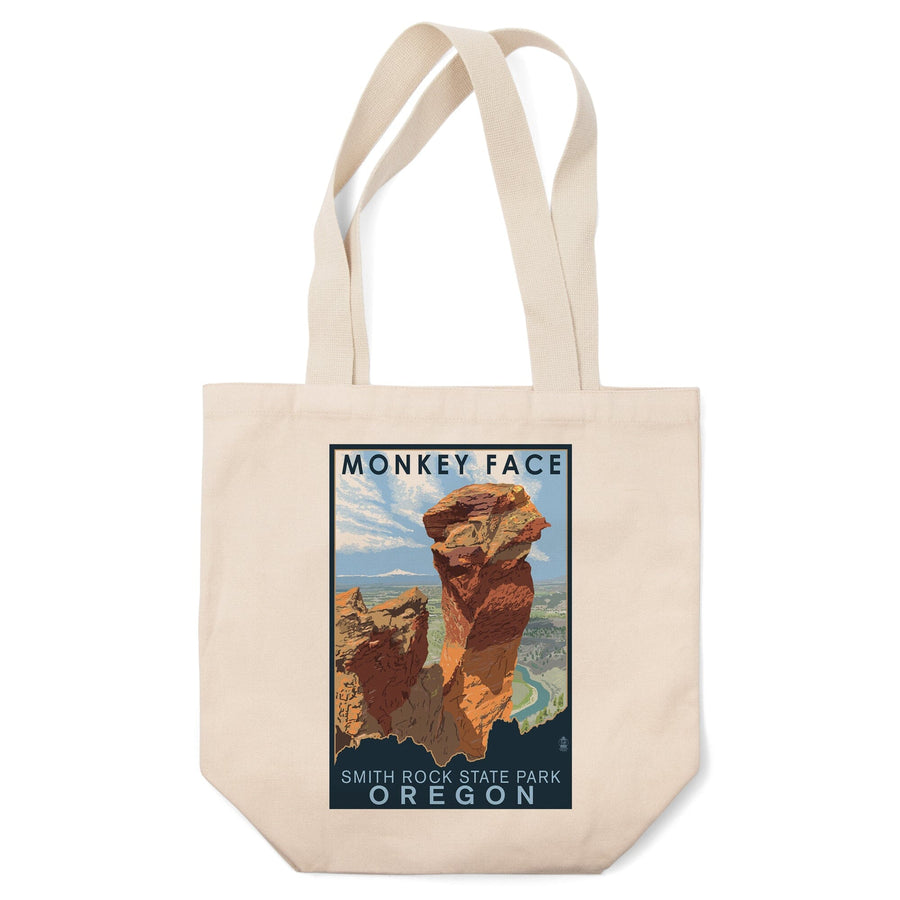 Smith Rock State Park, Oregon, Monkey Face, Tote Bag Totes Lantern Press 