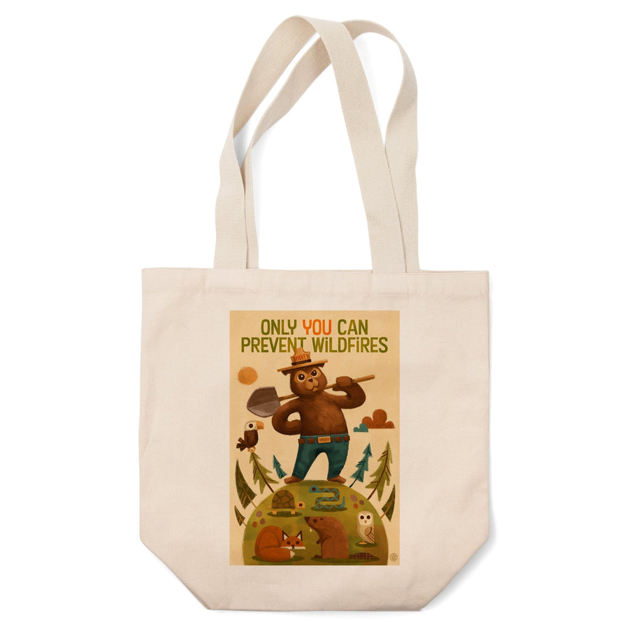 Smokey Bear and Friends, Officially Licensed, Tote Bag Totes Lantern Press 