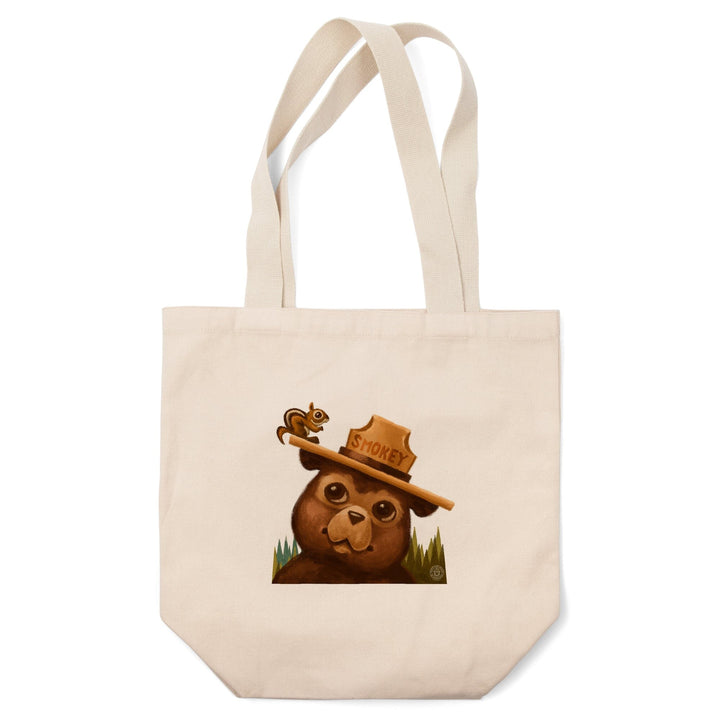 Smokey Bear and Squirrel,, Tote Bag Totes Lantern Press 