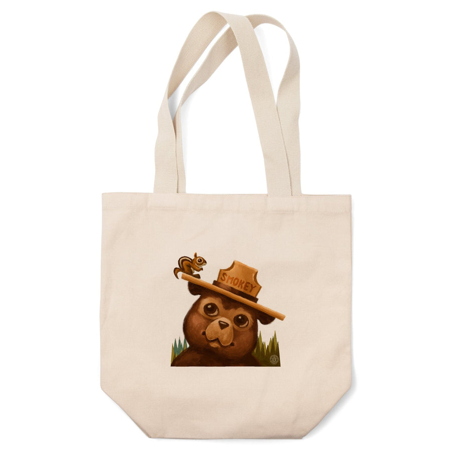 Smokey Bear and Squirrel,, Tote Bag Totes Lantern Press 