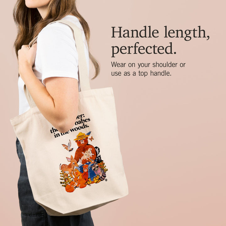 Smokey Bear, Babes in the Woods, Vintage Poster, Tote Bag Totes Lantern Press 