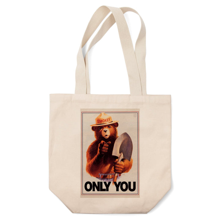 Smokey Bear, Only You, Officially Licensed Vintage Poster, Tote Bag Totes Lantern Press 
