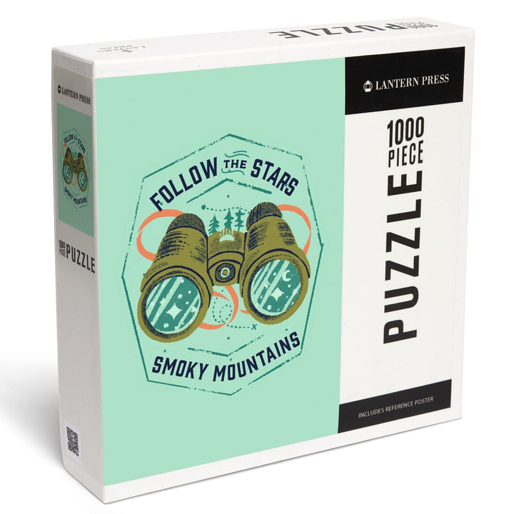 Smoky Mountains, Lake Life Series, Follow The Stars, Jigsaw Puzzle Puzzle Lantern Press 