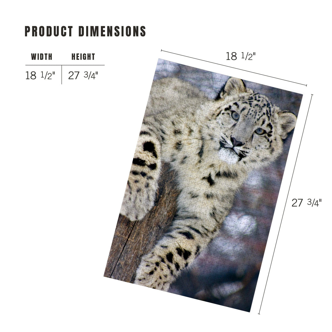 Snow Leopard, Jigsaw Puzzle Puzzle Lantern Press 