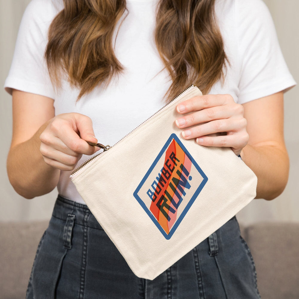 Snow Patrol Series,, Organic Cotton Zipper Pouch, Go Bag Totes Lantern Press 