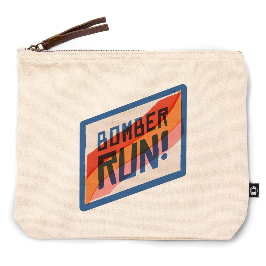 Snow Patrol Series,, Organic Cotton Zipper Pouch, Go Bag Totes Lantern Press 