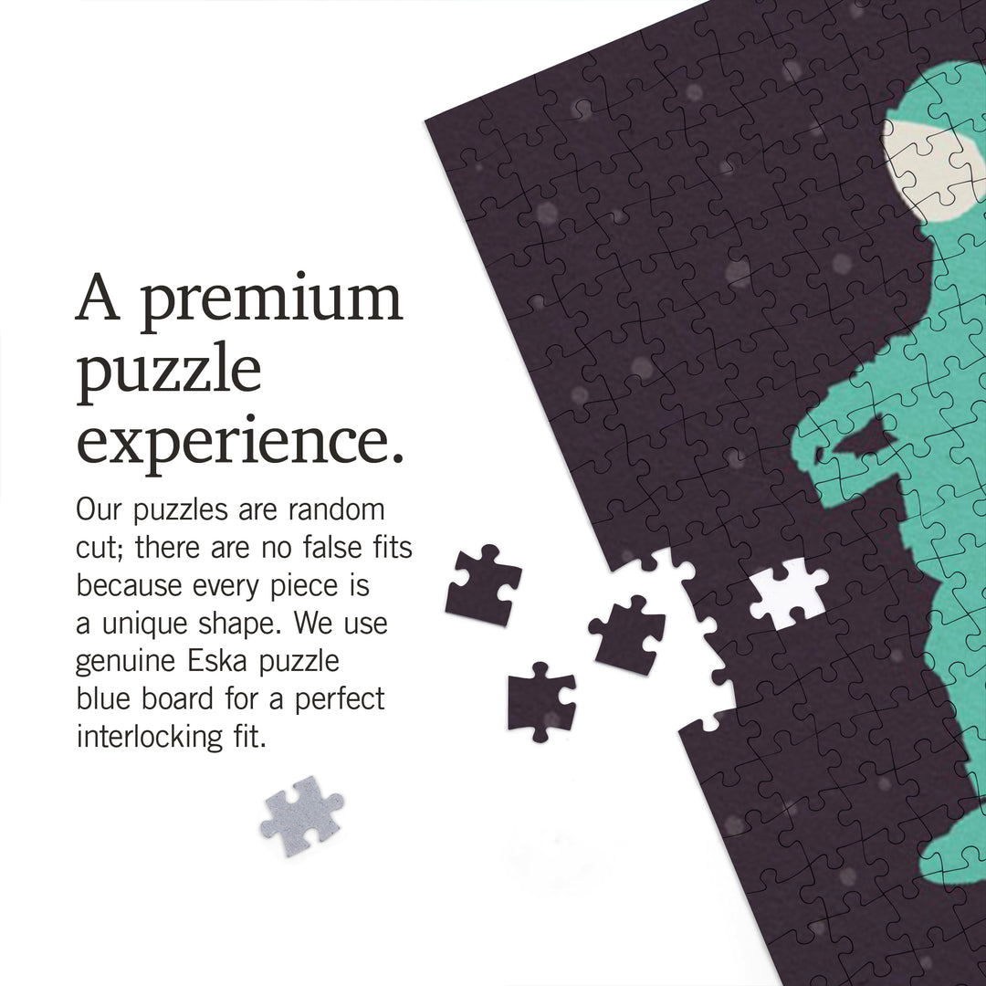 Space Is The Place Collection, Rainbow Astronaut With Jetpack, Find Your Own Orbit, Jigsaw Puzzle Puzzle Lantern Press 