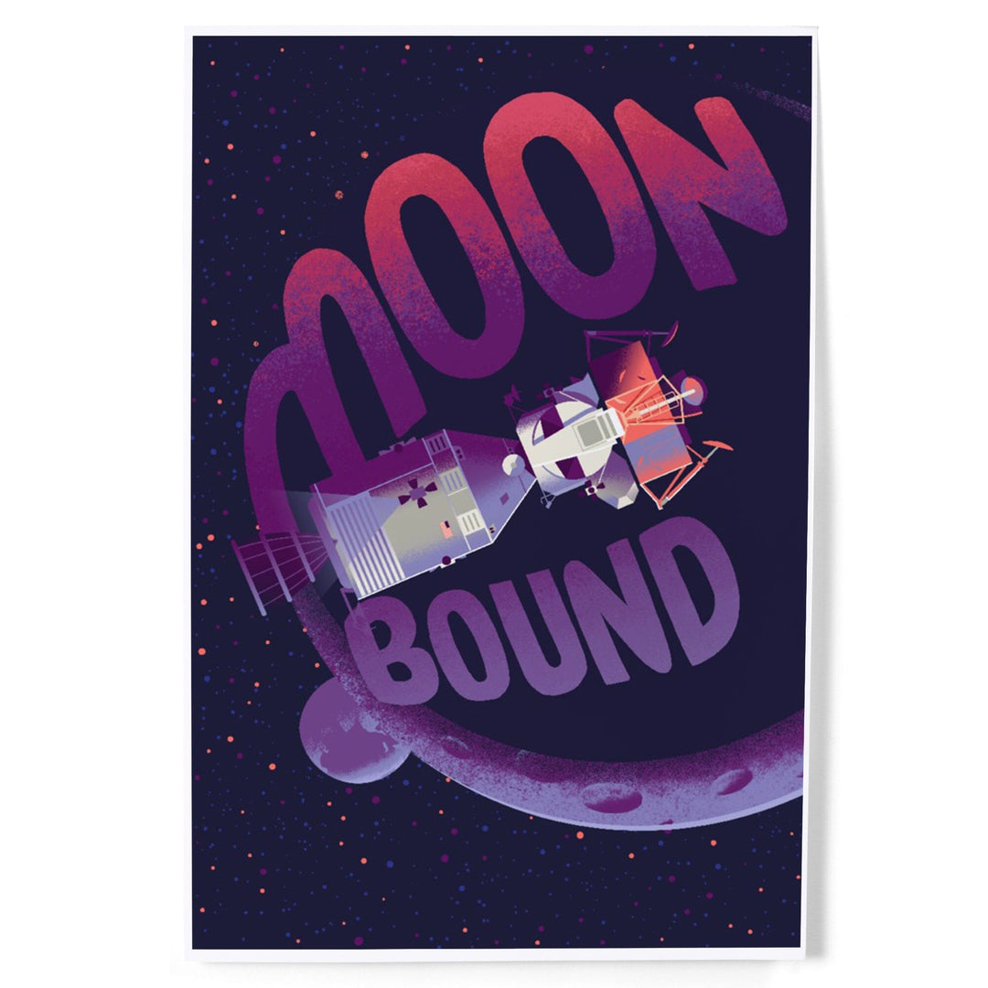 Spacethusiasm Collection, Apollo, Moon Bound, Art & Giclee Prints Art Lantern Press 