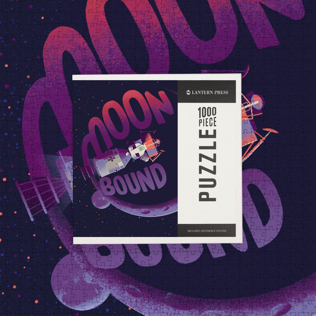 Spacethusiasm Collection, Apollo, Moon Bound, Jigsaw Puzzle Puzzle Lantern Press 