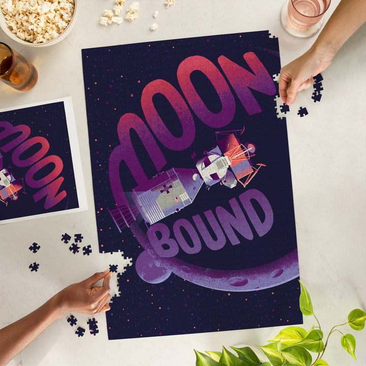 Spacethusiasm Collection, Apollo, Moon Bound, Jigsaw Puzzle Puzzle Lantern Press 