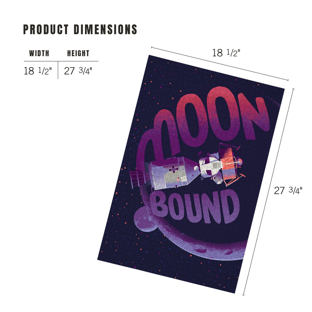 Spacethusiasm Collection, Apollo, Moon Bound, Jigsaw Puzzle Puzzle Lantern Press 
